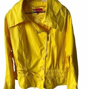 Apple Bottoms Yellow Lightweight Bomber Jacket